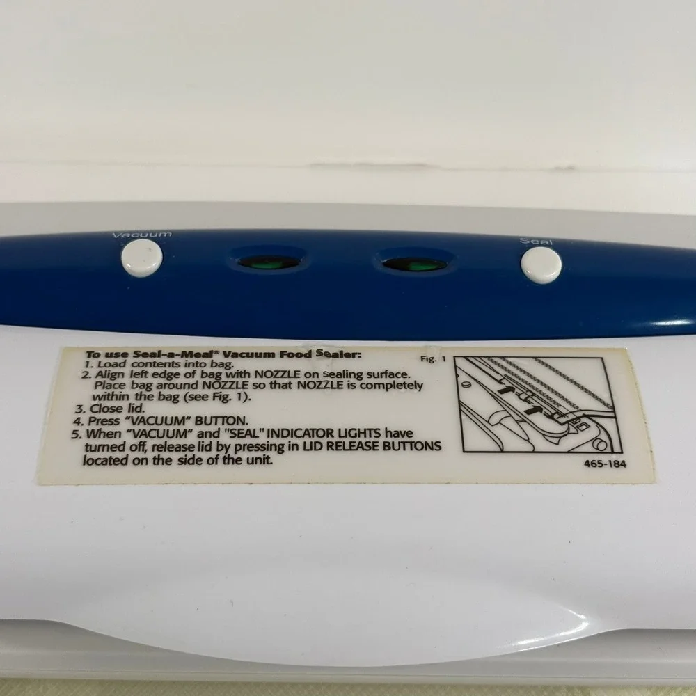 Rival Seal-a-Meal Vacuum‎ Food Sealer Vac Container Jar Sealer Reynolds Handheld